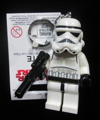 (STH)LEGO 樂高 LED 人偶鑰匙圈 Star Wars 星際大戰-新白兵-W槍武器組