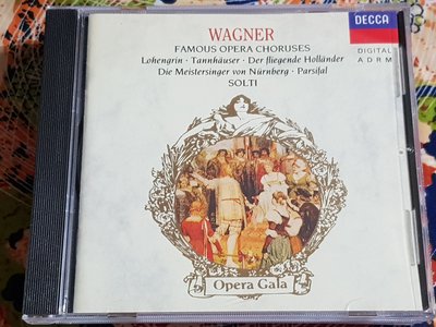R古典(二手CD)WAGNER:FAMOUS OPERA CHORUSES~SOLTI~德版~無ifpi