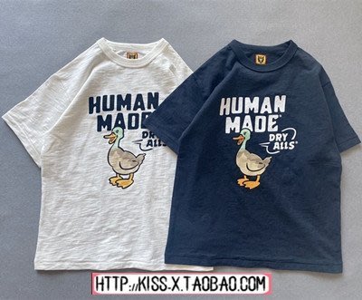 2020日本潮春新款NIGO主理HUMAN MADE北極熊海豚鴨子情侶短袖t恤-雙喜生活館