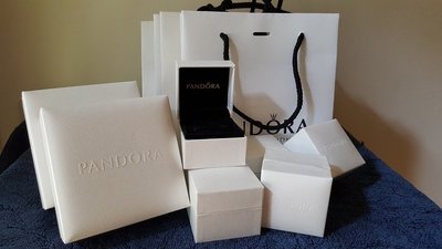 Pandora(潘朵拉) 袋子 盒子 手鍊盒 charm盒 串飾盒 紙袋 禮盒/拭銀布