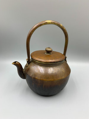 日本帶回 百年江戶時期 掌中寶 老銅壺小壺 急需老銅壺