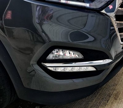 【JR佳睿精品】Hyundai 現代 TUCSON 土桑 2019 鍍鉻霧燈飾條 前下巴飾條 改裝 配件 台製