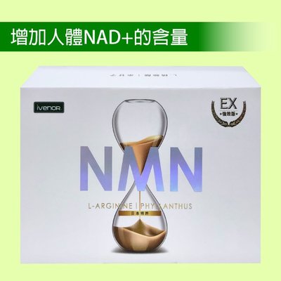 【iVENOR】NMN EX版元氣錠 回饋439元(30粒) ►升級版 添加一氧化氮無懼時光