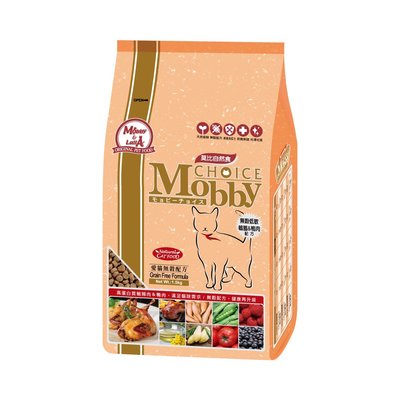 Mobby 莫比自然食．愛貓無穀低過敏配方 鵪鶉 1.5KG