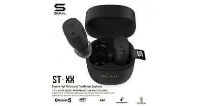 (新竹立聲音響) 加贈運動臂套 SOUL ST-XX 高性能 真無線藍牙耳機 門市可以試聽 台灣公司貨
