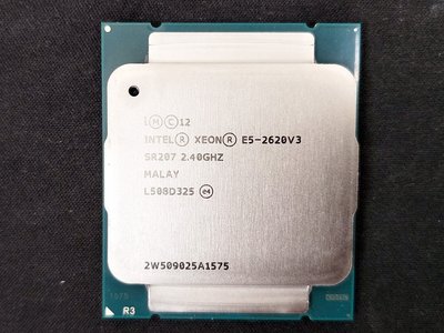 【含稅】Intel Xeon E5-2620 v3 2.4G 15M 6C12T 2011-3 正式CPU 一年保