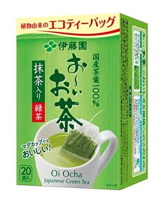 #新到貨 【日本進口】伊藤園~綠茶茶袋20入 $130/個