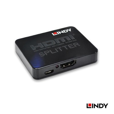 生活智能百貨 LINDY 林帝 38157 - 迷你型HDMI1.4 10.2G 一進二出分配器