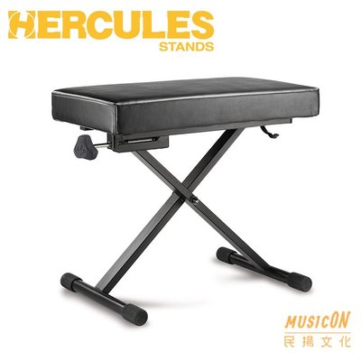 【民揚樂器】HERCULES KB200B 琴椅 鍵盤椅 四種快速切換高度設定 加厚坐墊 鋼琴椅