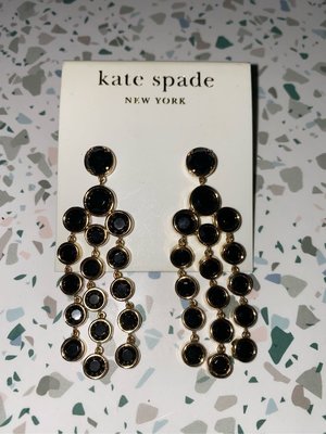 新款上架美國大牌Kate Spade New York水晶耳環“