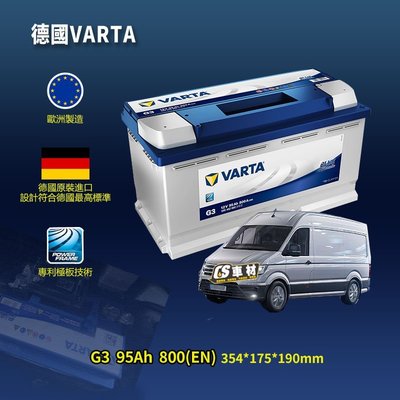 CS車材-VARTA 華達電池 VW 福斯 CRAFTER/LT/T5 BUSINESS/T5 KOMBI 代客安裝