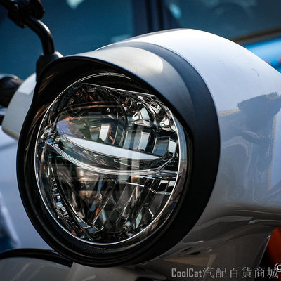 Cool Cat汽配百貨商城大燈裝飾環大燈整流罩罩護罩摩托車配件碳纖維外觀適用於 VESPA GTS300 2020-