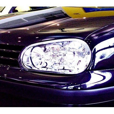 【JR佳睿精品】4代 VW 福斯 GOLF 4 MK4 Golf4 鍍鉻 大燈框 前燈框 飾條 電鍍 改裝精品配件百貨