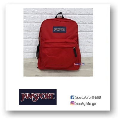 【SL美日購】JANSPORT SUPERBREAK 後背包 紅色 背包 書包 美國公司貨