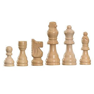 2.5吋西洋棋 木製西洋棋 立體西洋棋 Wood Chess
