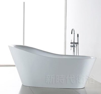 [新時代衛浴] 168cm壓克力獨立浴缸，時尚超有質感，高靠背半躺舒適168/180cm二種尺寸XYK183