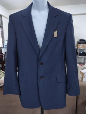 (二手)葡萄牙製PAUL SMITH 羊毛混紡藍灰色修身款西裝外套 (40)(B606)