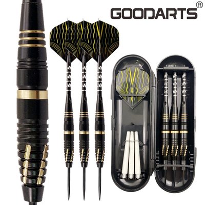 GOODARTS騎士飛鏢套裝亞馬遜3支飛鏢針darts代發跨境黑飛鏢盒玩具
