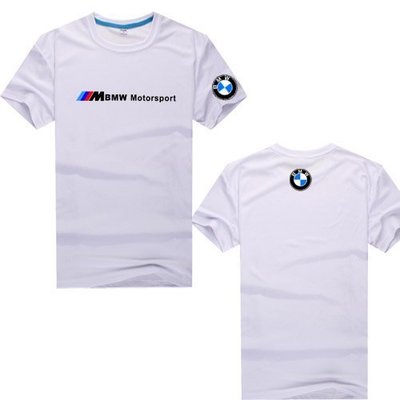 【熱賣精選】 休閒跑步運動短袖 寶馬BMW MOTORSPORT moto 機車 摩托 街車 重機 速幹透氣T恤 衣服