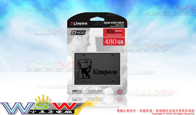 【WSW 固態硬碟】金士頓 A400 480GB 自取1100元 最高讀取500MB/s 全新盒裝公司貨 台中市
