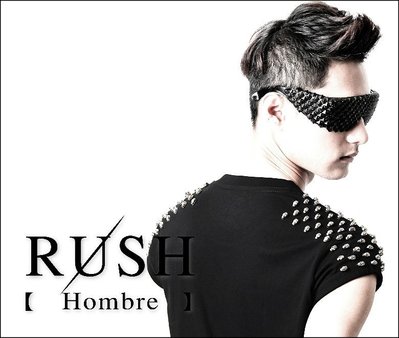 RUSH Hombre (曼谷空運) 設計師款純手工雙肩九排銀立體骷髏上衣-黑 (原價1080)