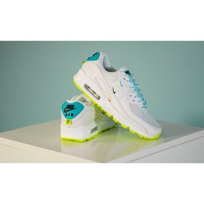 【正品】Nike Air Max 90 Worldwide 白藍 串標 氣墊 CK7069-100潮鞋