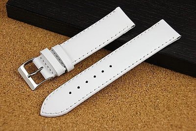 高質感18mm替代ck armani hamilton原廠抗過敏皮底皮面錶帶直身無紋,不鏽鋼錶扣