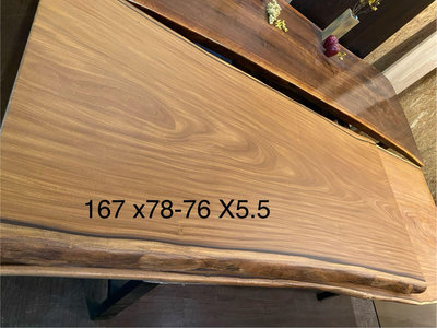 非洲柚木桌板167 X76-78 X5.5=26000