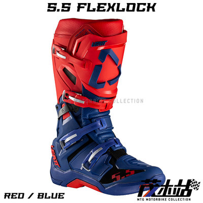 ❖茂木站 MTG❖ 南非 Leatt Boot GPX 5.5 FlexLock 越野靴 高筒 越野 林道 滑胎。紅藍