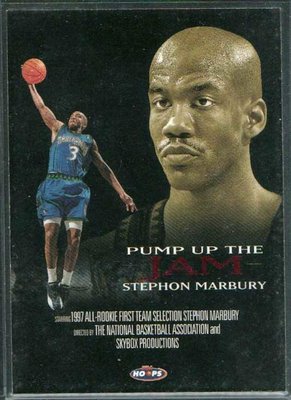 98-99 HOOPS PUMP UP THE JAM #1 STEPHON MARBURY