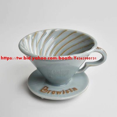 下殺 Brewista陶瓷手沖咖啡濾杯V60螺旋紋滴濾式咖啡過濾杯咖啡器具【】