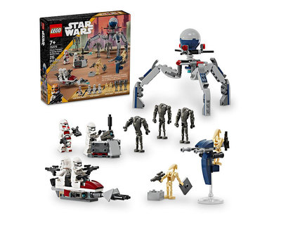 現貨 LEGO 樂高 75372 Star Wars 星戰系列  複製人士兵&amp;戰鬥機器人  全新未拆 公司貨
