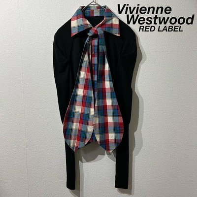 Vivienne Westwood 西太后 土星刺繡格紋領帶