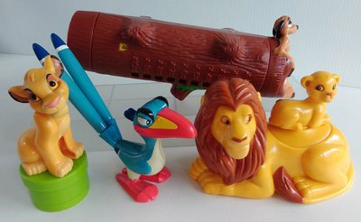 McDonald's 麥當勞 2003 ~ 迪士尼 Disney 獅子王 The Lion King - 全4種 文具組