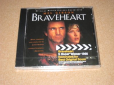 正版全新CD~電影原聲帶 梅爾吉勃遜之 ／Braveheart-James Horner