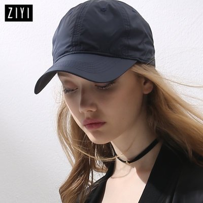 【熱賣精選】ZIYI棒球帽子女夏天戶外運動速干帽搭配黑白色潮款防曬遮陽鴨舌帽