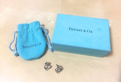 二手真品飾品 / Tiffany&amp;Co 925 經典小愛心耳環 (心心相印)