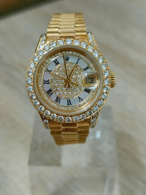 鑫泰典精品 勞力士 ROLEX 69178 原裝機芯 特殊羅馬鑽面 名錶 瑞士錶 女錶 特價商品(已售出)