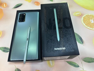 ️店面二手機出清️台灣公司貨Samsung 三星Note20 256G 綠色有🔺店面保固一個月🔺
