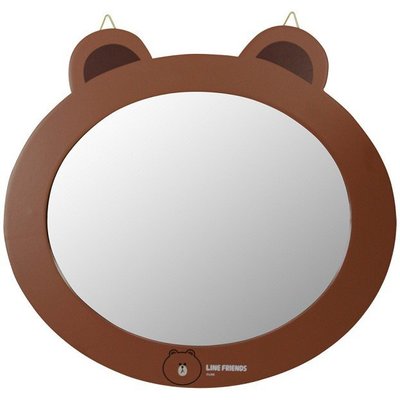 熊大 LINE熊 吊鏡 掛鏡 吊式 鏡子 化妝鏡 桌鏡 饅頭人 兔兔