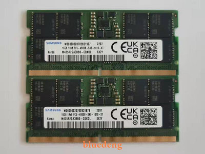三星M425R2GA3BB0-CWM0D筆電記憶體16G 1RX8 DDR5 4800 PC5-5600B