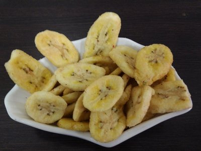 好吃零食小舖~香蕉脆片/香蕉脆餅   量販包1公斤(1000g) $388