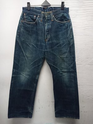 LEVIS美國製LVC 201牛仔褲(藍赤耳布邊).瓦倫西亞555廠製造.W31腰#0951