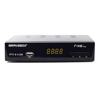 iBRAVEBOX F10S PLUS H.265 IPTV DVB-S2 POWERVU BISSKEY機頂盒