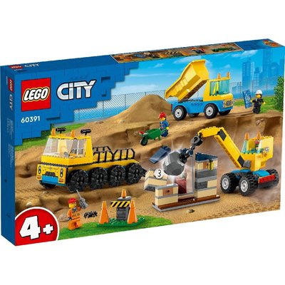 LEGO 樂高積木 City LT60391 工程卡車和拆除起重機【台中宏富玩具】
