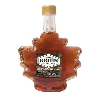 【加拿大Brien】頂級楓糖漿Amber(楓葉瓶250ml/瓶)