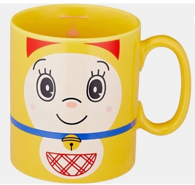 15372A 日本進口 日本製 正品卡通哆啦A夢哆啦美小叮鈴大頭水杯喝茶杯馬克杯陶瓷杯造型咖啡杯送禮禮物收藏品擺件