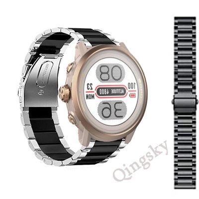 適用於 Coros Apex 2 Pro 錶帶智能手錶金屬不銹鋼錶帶腕帶錶帶適用於 Coros Apex 2pro 智能