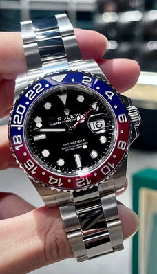 Rolex 勞力士 126710 ROLEX勞力士 百事圈 紅藍圈116710BLNR 男用機械腕錶