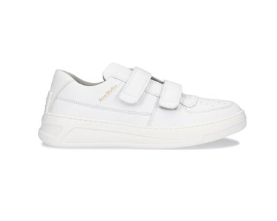 [全新真品代購] ACNE STUDIOS 黏帶設計 白色皮革 休閒鞋 / 運動鞋